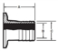 Picture of CLAMP X RUBBER HOSE ADAPTER  T316L