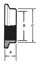 Picture of 3  SCH10 SHORT CLAMP FERRULE  T316L  MACHINE FINISH