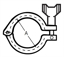 Picture of HEAVY DUTY CLAMP W/WINGNUT SCH 5 T304